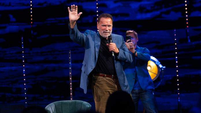 Kulturista, herec a politik Arnold Schwarzenegger