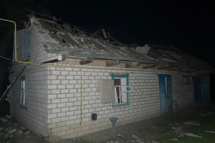 V Čerkaském okrese byly v důsledku ruského leteckého útoky poškozeny domy civilistů